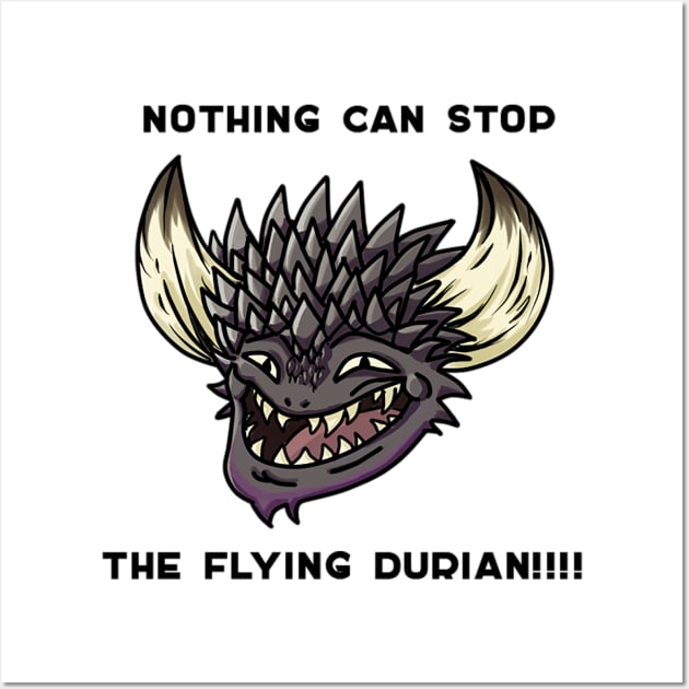 Nergigante Flying Durian Monster Hunter World Wall Art by Anime Access